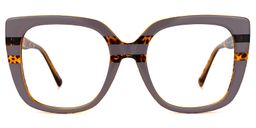 Brenda Square Mauve Glasses0