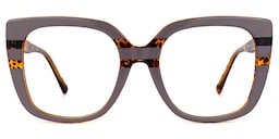 Brenda Square Mauve Glasses0