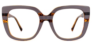 Brenda Square Mauve Glasses0