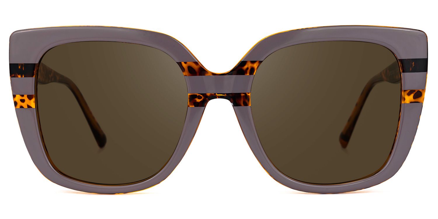 Brenda Mauve Square Sunglasses to Frame Your Face | ZEELOOL CA0