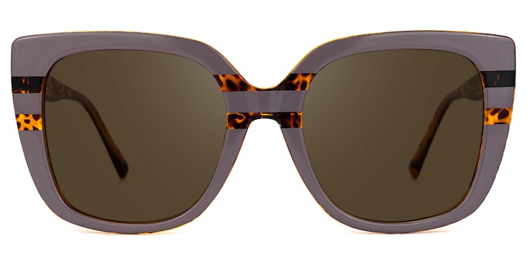 Brenda Square Mauve Sunglasses