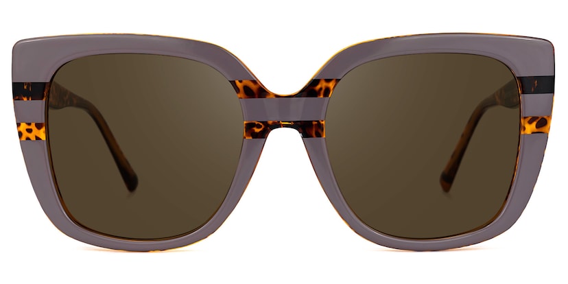 Brenda Square Mauve Sunglasses