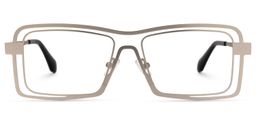 Tosin Square Silver Glasses0