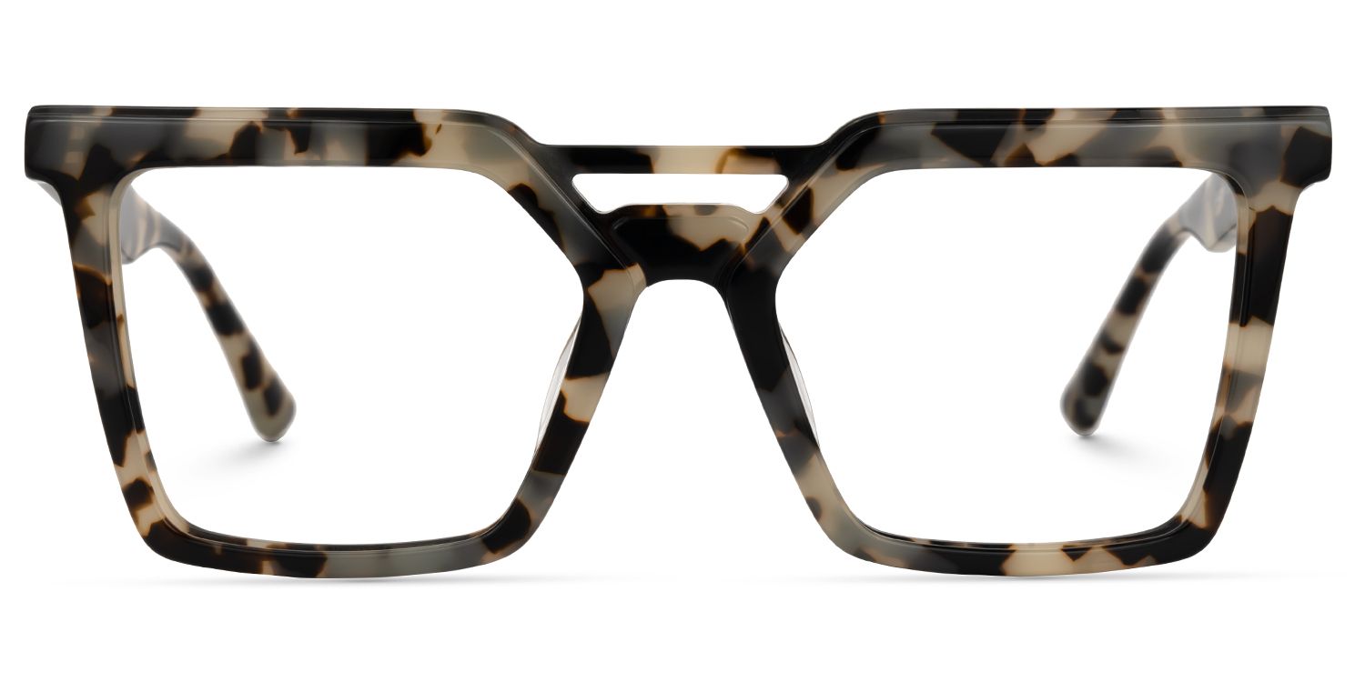 Demar Square Tortoise Glasses | Zeelool Glasses0
