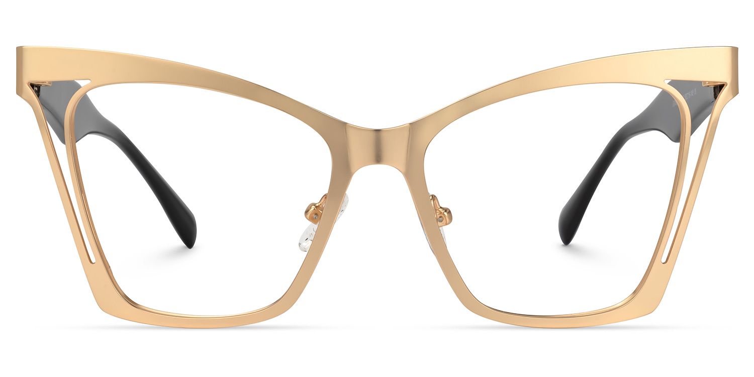 Adarsh Cateye Gold Glasses | Zeelool Glasses0