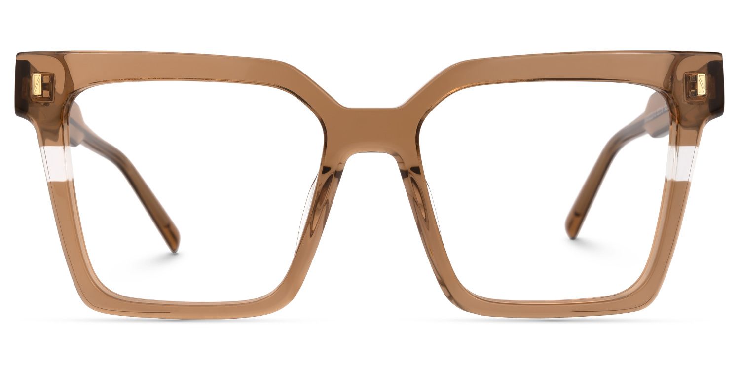 Lola Cateye Brown Glasses | Zeelool Glasses0