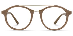 Lee Round Brown Glasses0