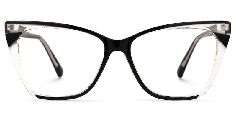 Jomar Cateye Black Glasses | Zeelool Glasses0