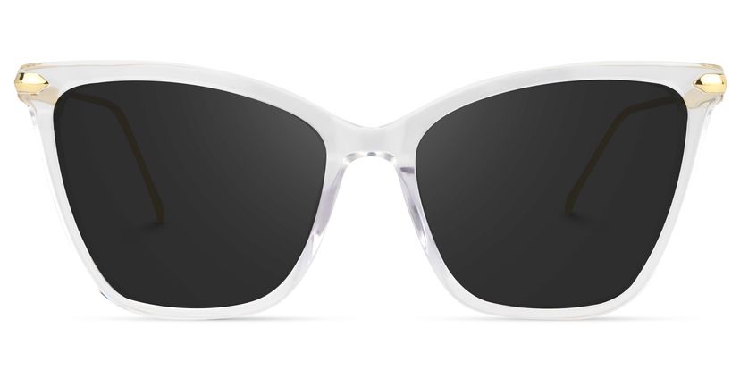 Hilary Butterfly Clear Sunglasses