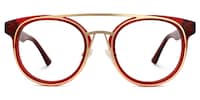 Buford Round Red Glasses0