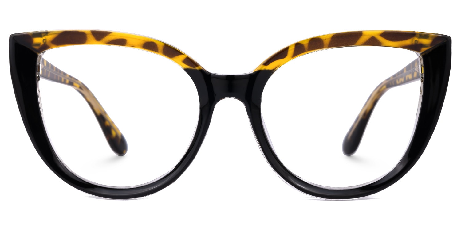 Jonella Cateye Black Glasses | Zeelool Glasses