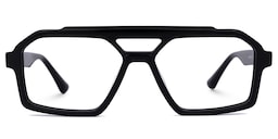 Samira Aviator Black Glasses0