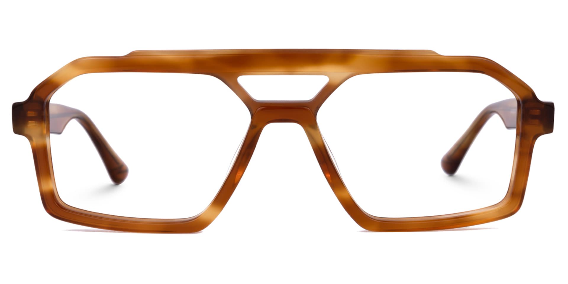 Samira Aviator Brown Glasses | Zeelool Glasses0