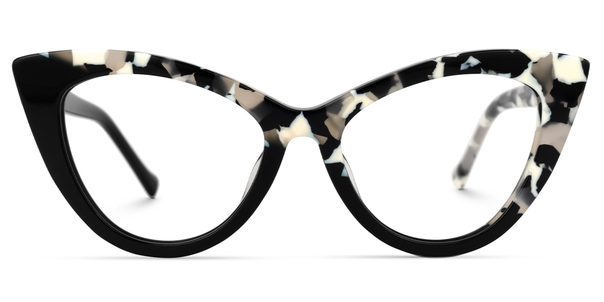 Maxine Cateye Glasses and Black-Tortoise Frames0