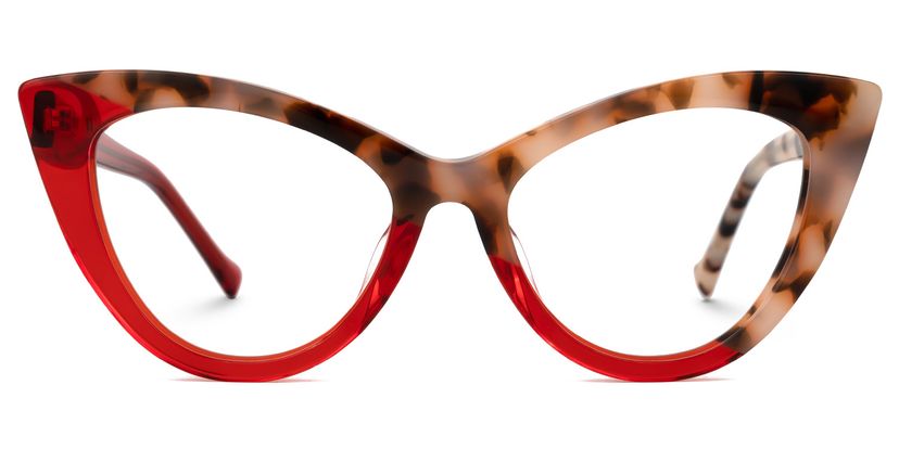 Maxine Red Cat eye Glasses