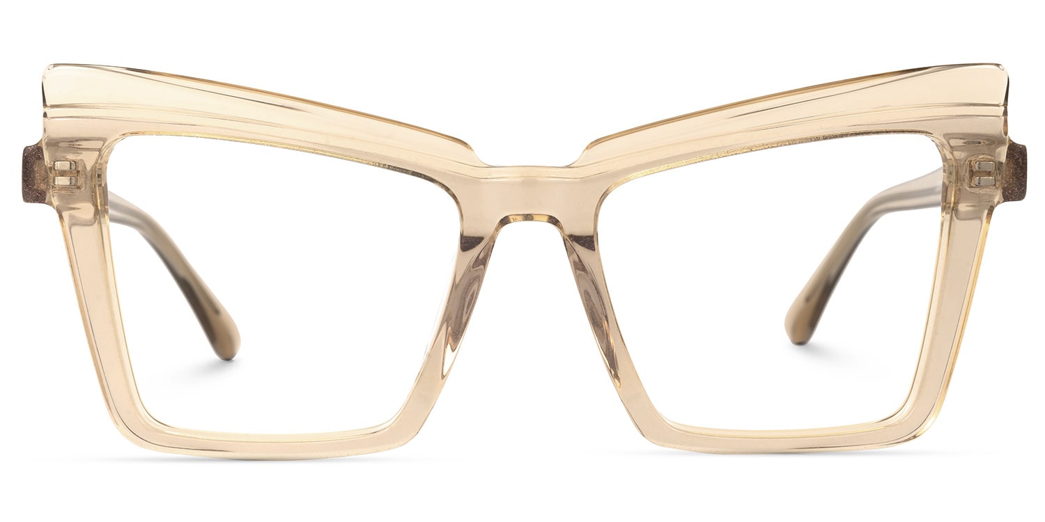 Conie Cateye Champagne Glasses | Zeelool Glasses