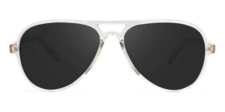 Erwin Geometric Clear Sunglasses