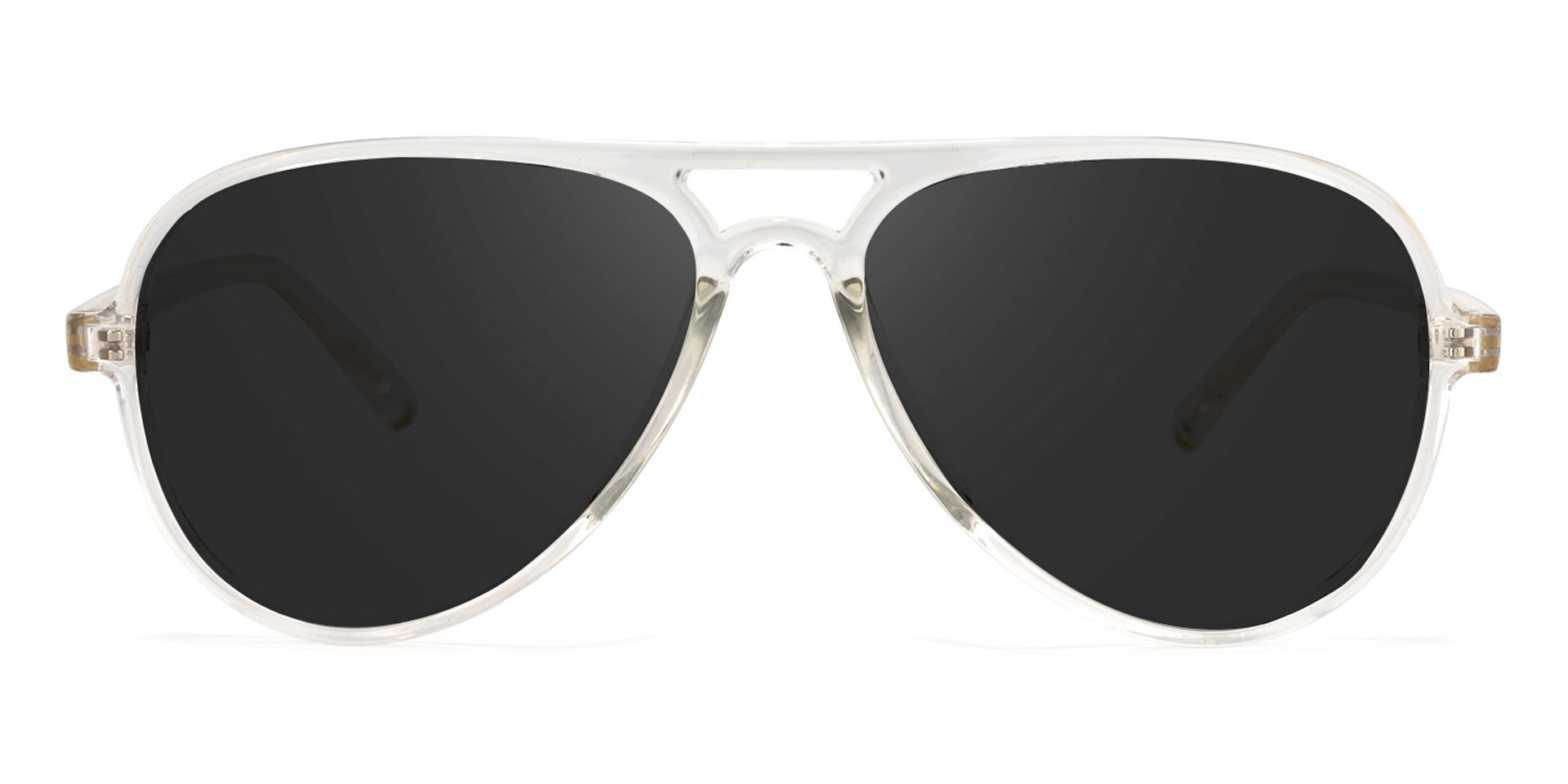 Erwin Geometric Clear Sunglasses | Zeelool Glasses0
