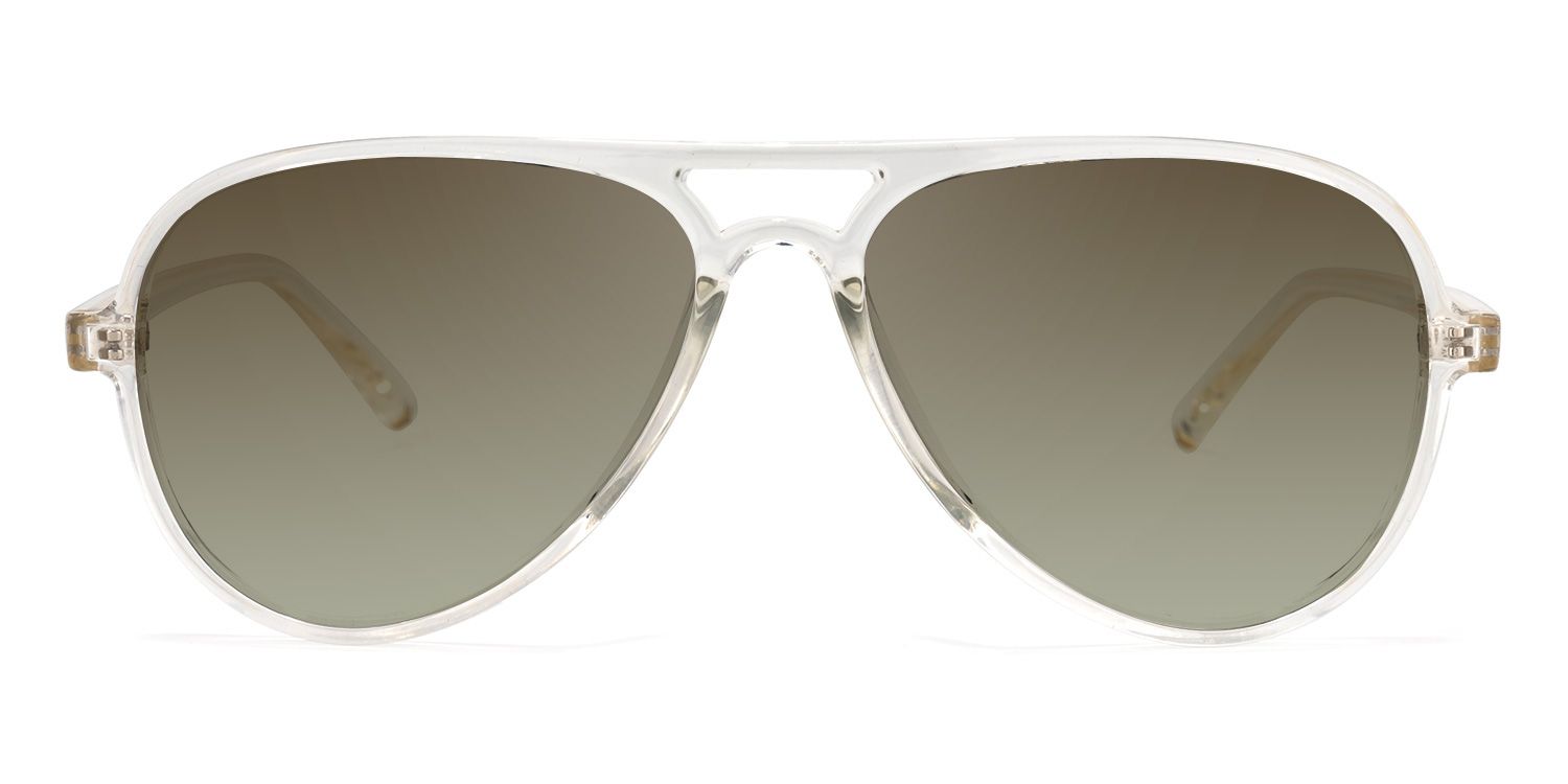 Erwin Geometric Clear Sunglasses | Zeelool Glasses0