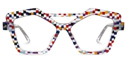 Keawna Geometric Multicolor Glasses0