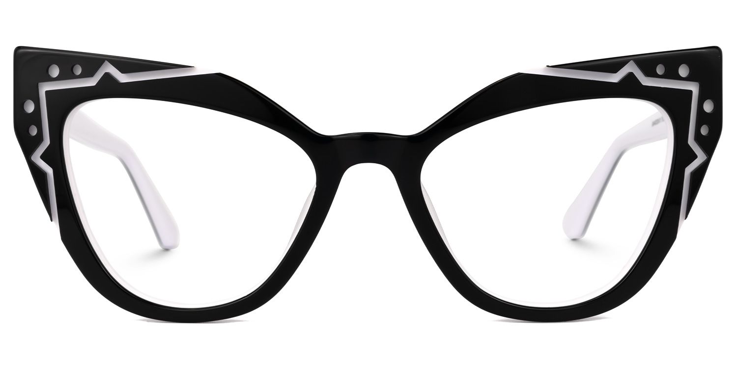 Kandice Cateye Black Glasses | Zeelool Glasses0
