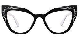 Kandice Cateye Black Glasses0