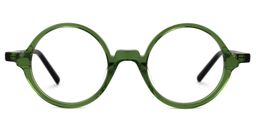 Otto Round Green Glasses0