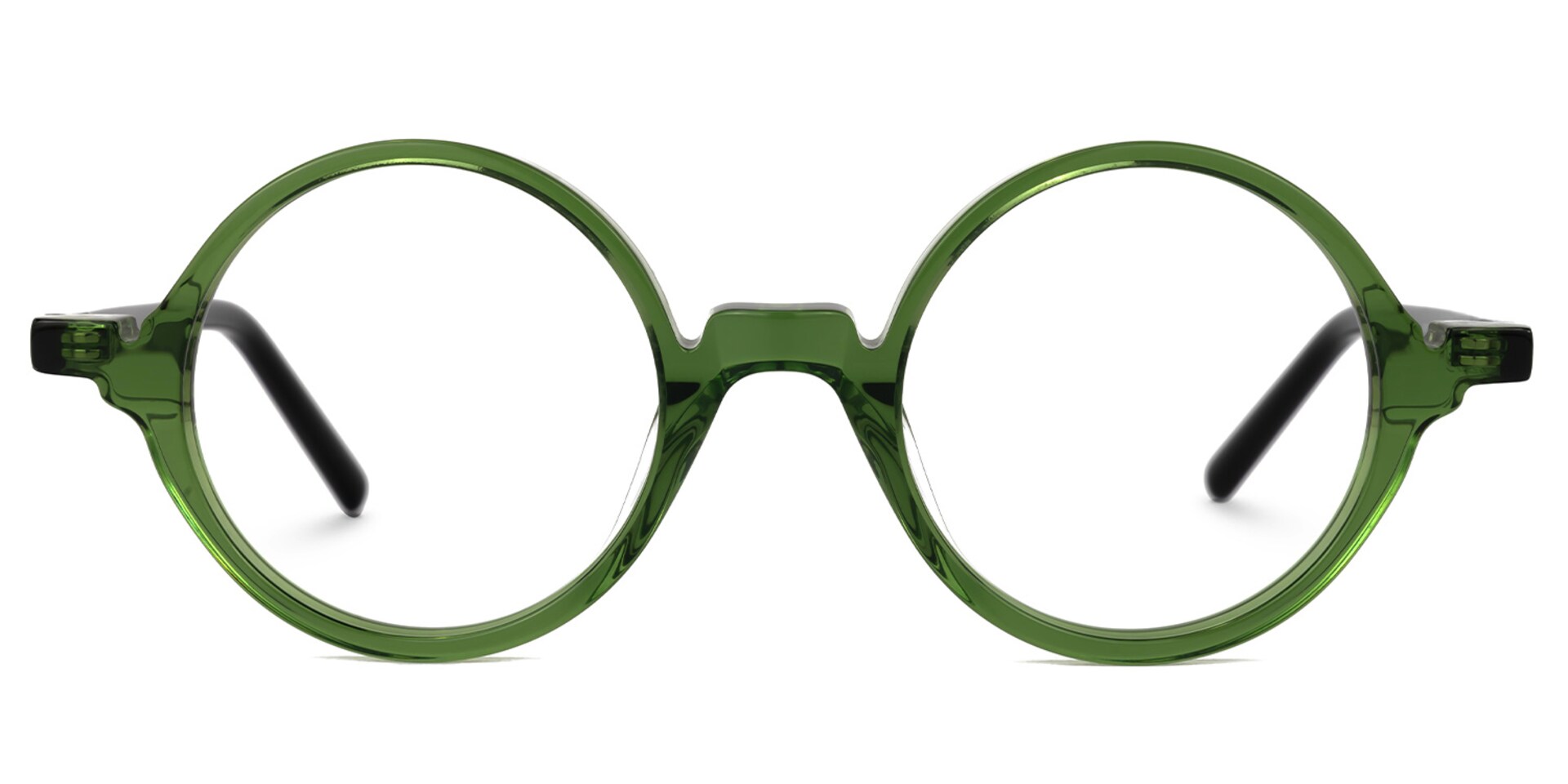 Otto Round Green Glasses | Zeelool Glasses0