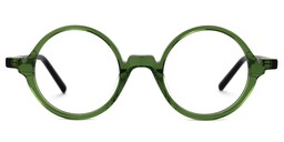 Otto Round Green Glasses0
