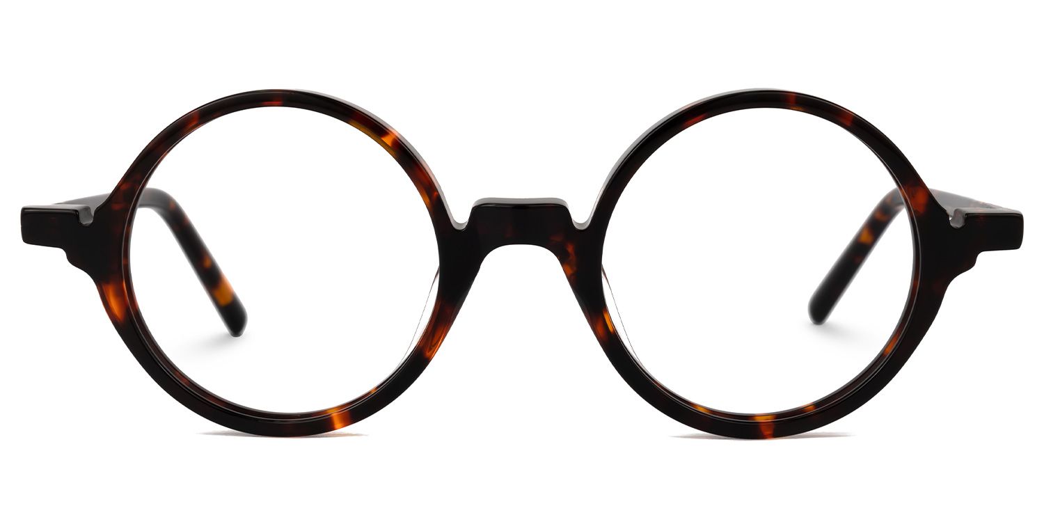 Otto Round Tortoise Glasses | Zeelool Glasses0
