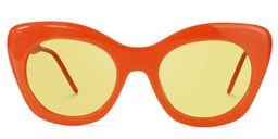 Maria Cat-eye Orange Sunglasses0