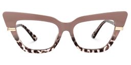 Vanille Cateye Two-Tone Glasses0