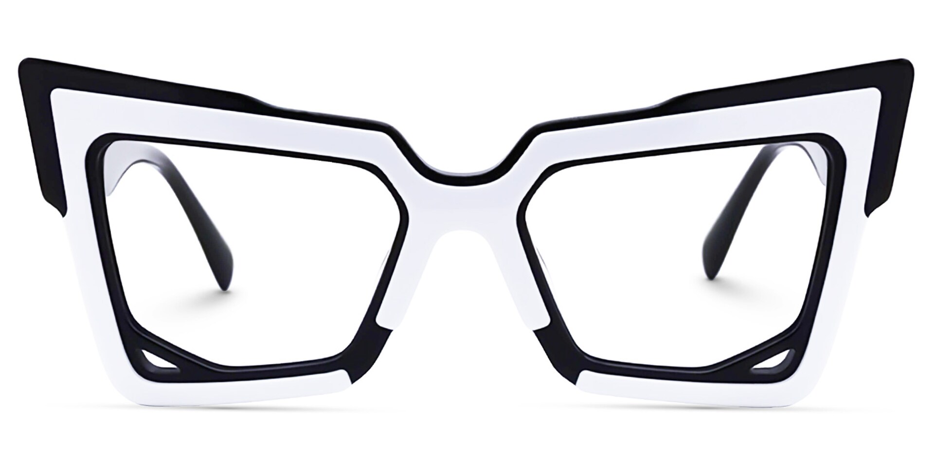 Baley Cateye White Glasses | Zeelool Glasses0