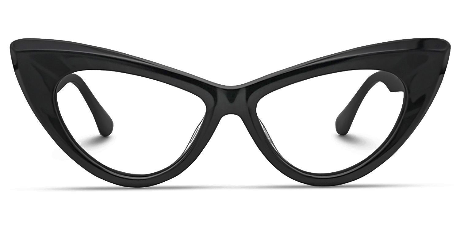 Diallo Cateye Black Glasses Zeelool Glasses