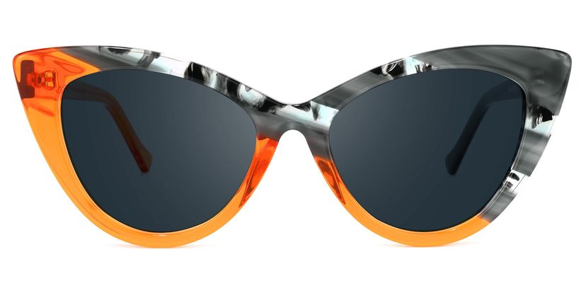 Maxine Cateye Orange Sunglasses