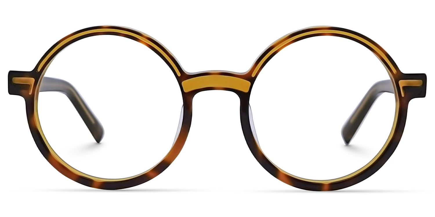 Chantel Round Tortoise Glasses