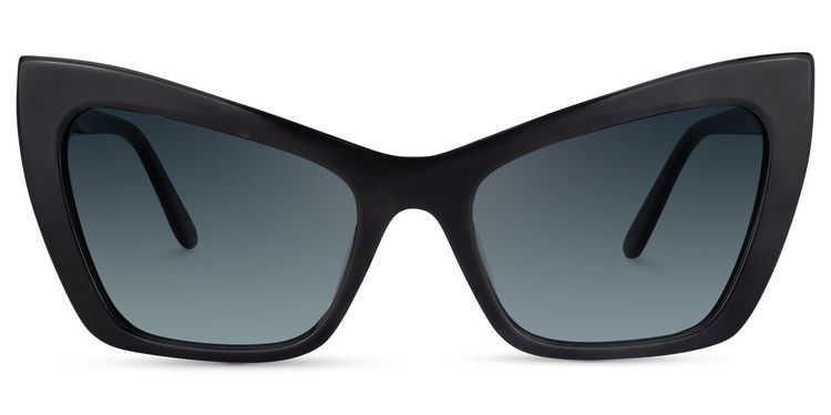 Driscoll Cateye Black Sunglasses