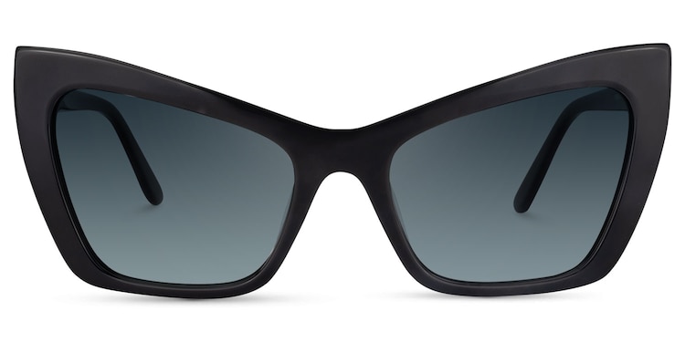 Driscoll Cateye Black Sunglasses