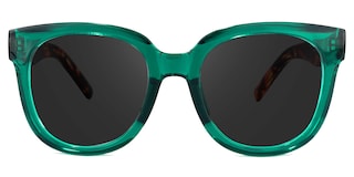 Harrell Square Dark-Green Sunglasses0