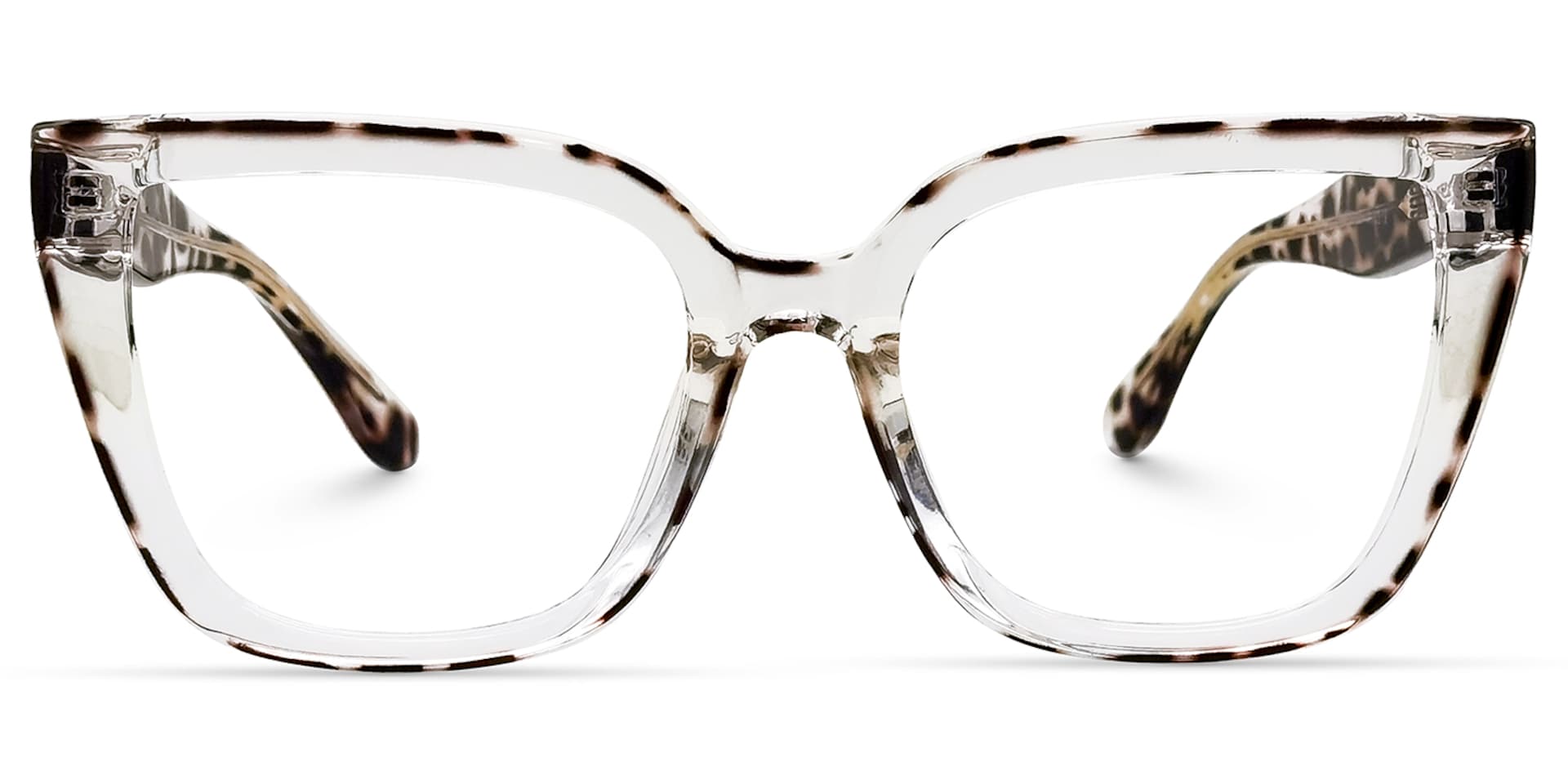 Mirta Square Tortoise Eyeglasses and Clear Frame0