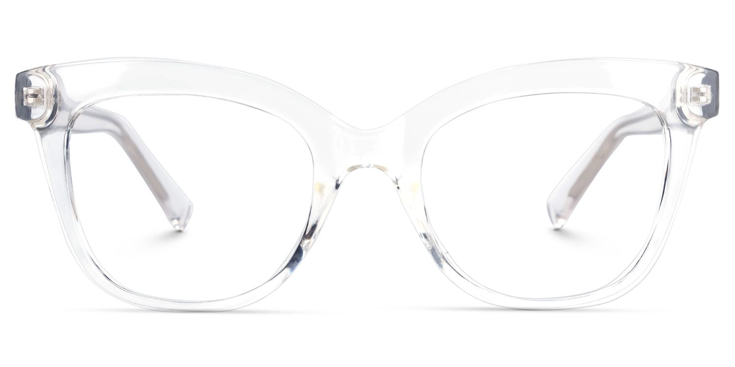 Santiago Cateye Clear Glasses | Zeelool Glasses0