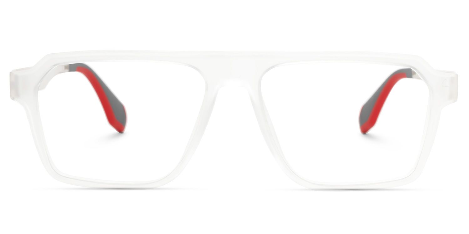Arnold Aviator White Glasses | Zeelool Glasses
