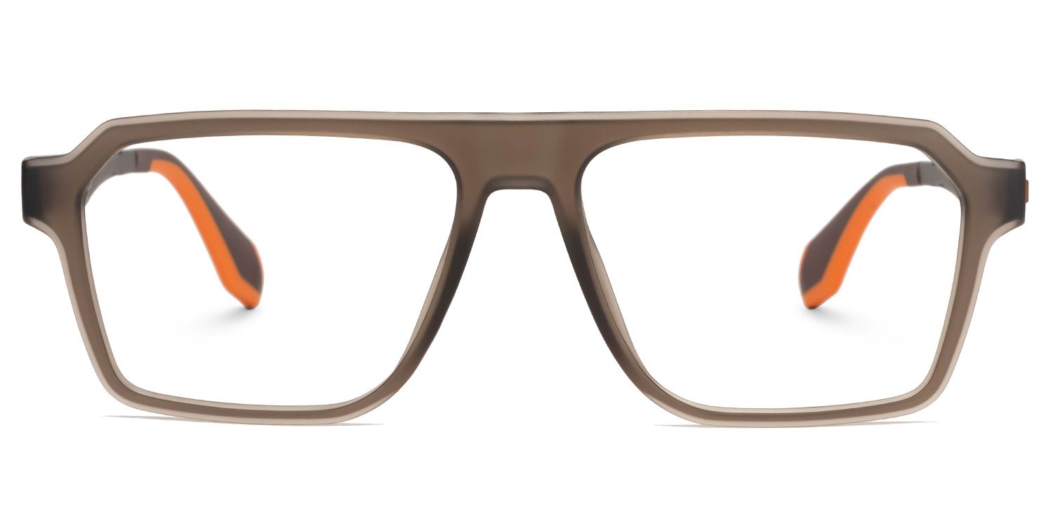 Arnold Aviator Brown Glasses | Zeelool Glasses0