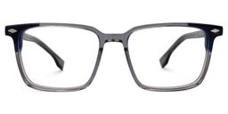 Davila Gray Rectangle Glasses0