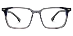 Davila Rectangle Gray Glasses0