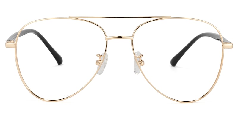Paige Aviator Gold Glasses