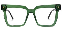 Mariily Square Green Glasses0