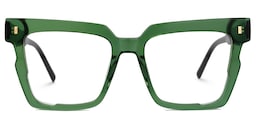 Mariily Square Green Glasses0