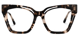Domena Square Tortoise Glasses0