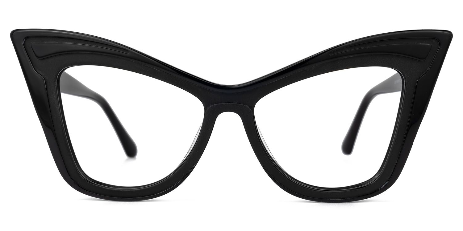 Sindy Cateye Black Glasses | Zeelool Glasses0